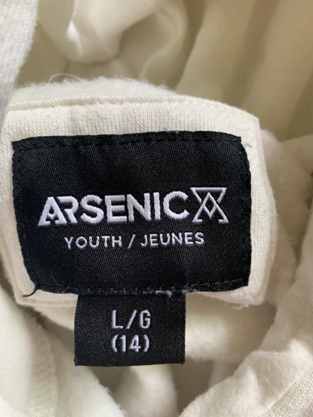 Arsenic Youth Hoodie L/G (14) White - photo 2