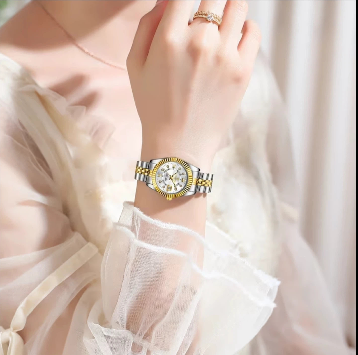 Women's Watch - Stainless Steel, Gold and Silver Tone - photo 5