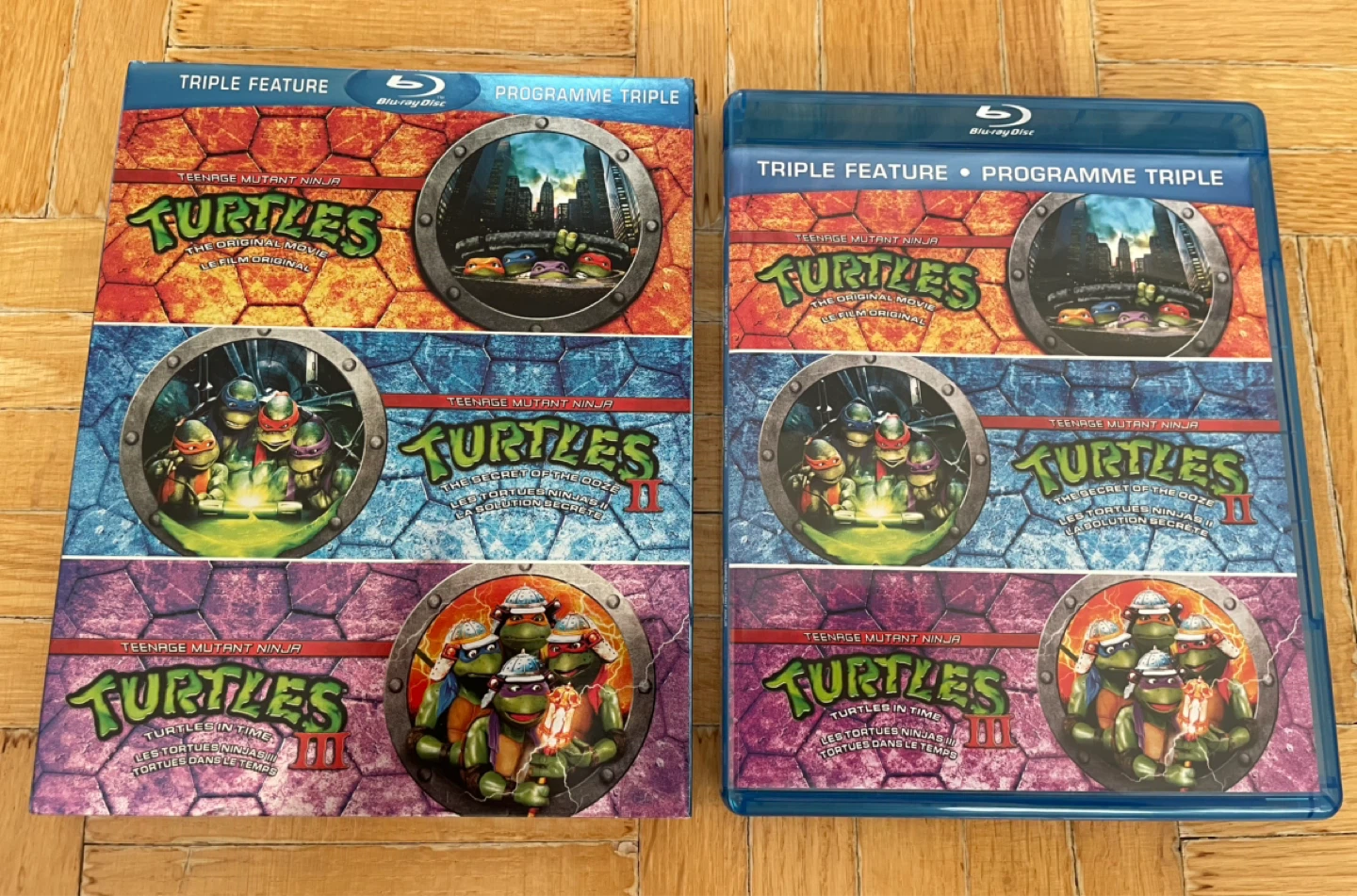 Teenage Mutant Ninja Turtles Trilogy Blu Ray Set With Slipcover