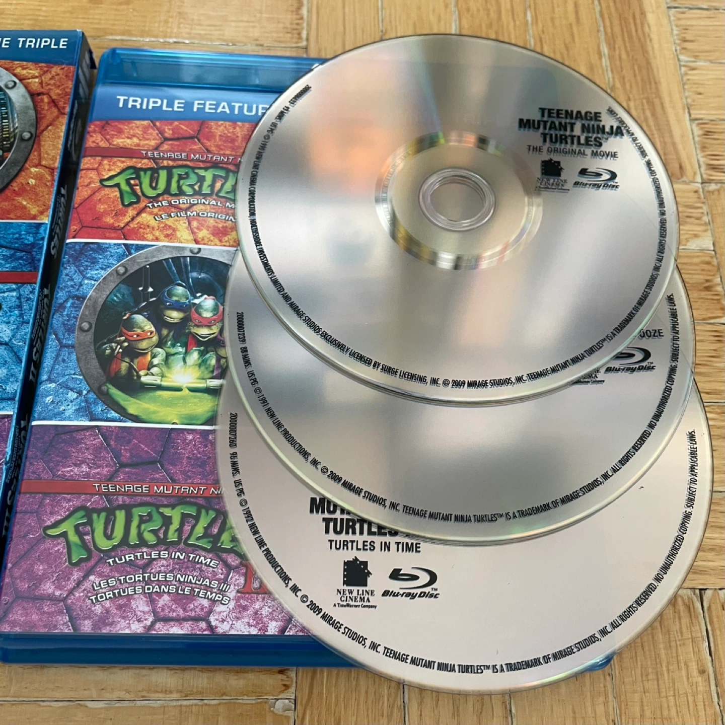 Teenage Mutant Ninja Turtles Trilogy Blu Ray Set With Slipcover - photo 3