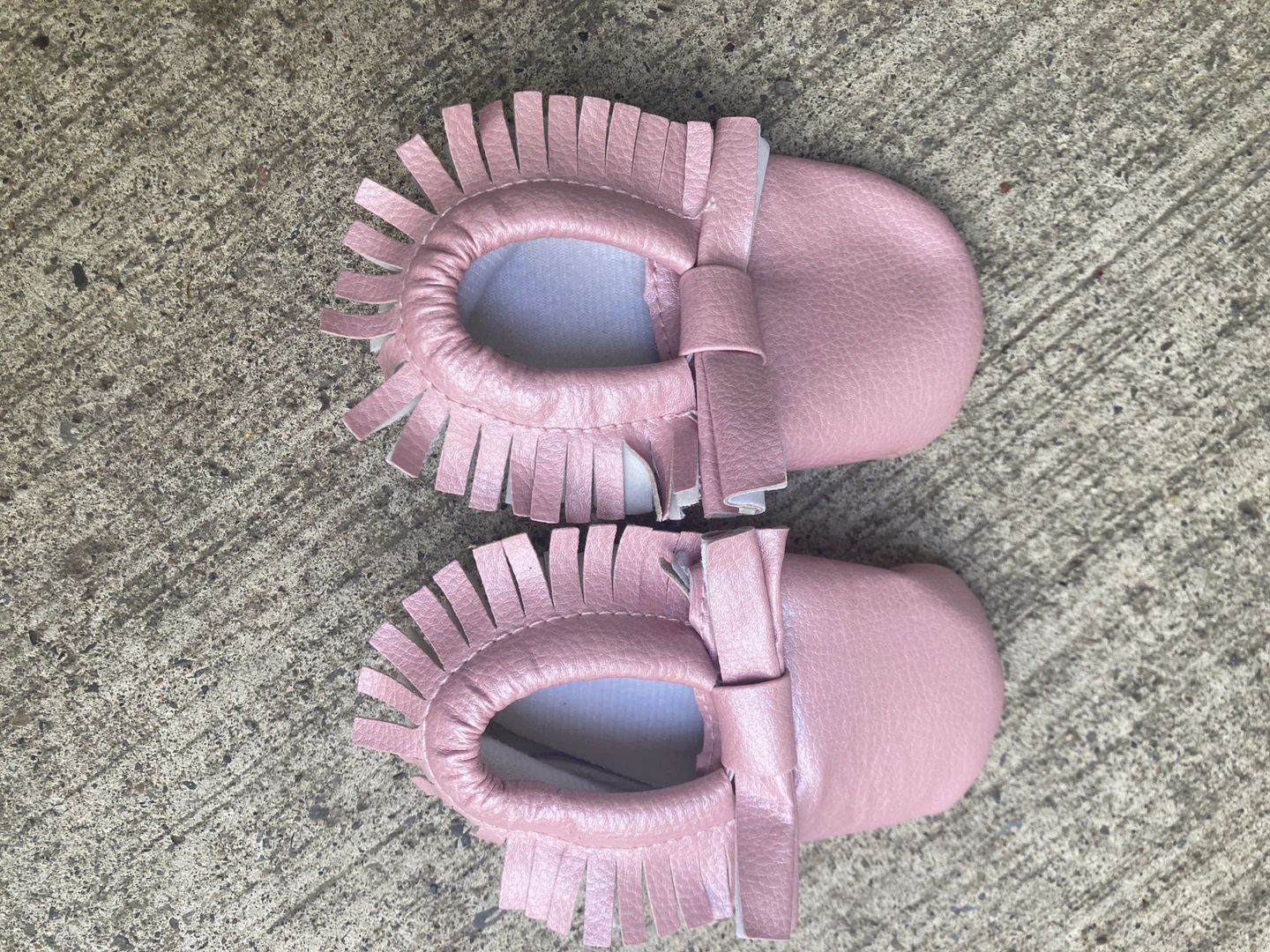 Pink Moccasin Baby Shoes