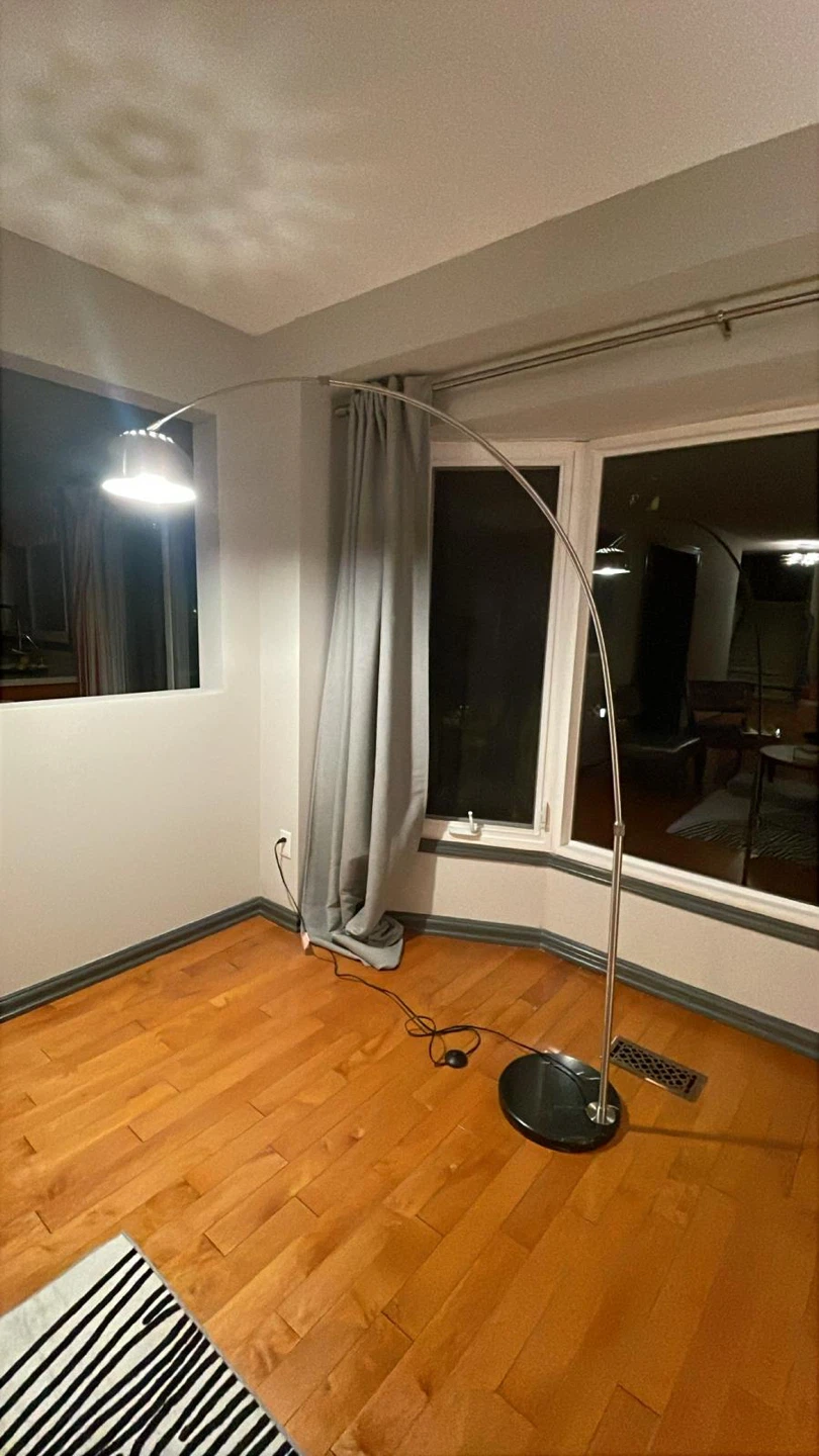 SH Lighting 81" Adjustable Arching Floor Lamp - Silve - photo 3