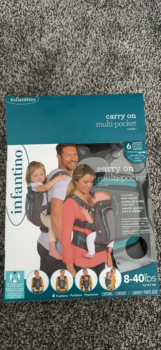 Infantino Carry On Multi-Pocket Baby Carrier
