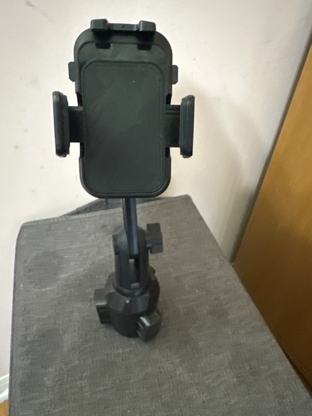 Black Cup Holder Phone Mount