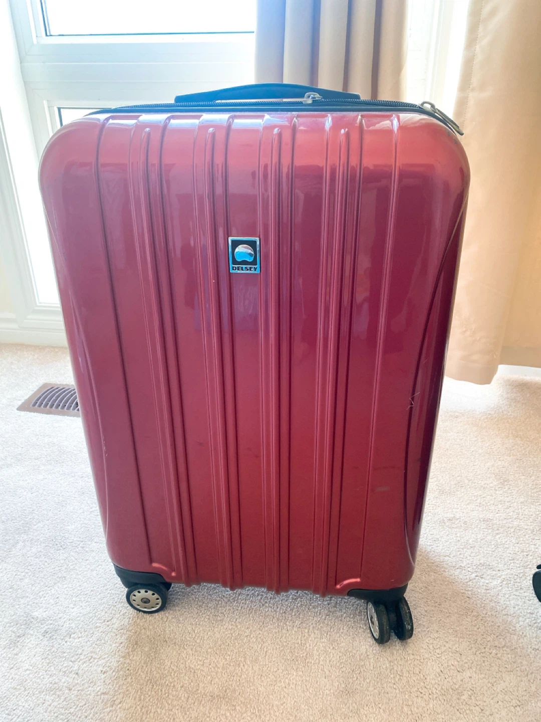 Delsey Red Luggage 28 inches