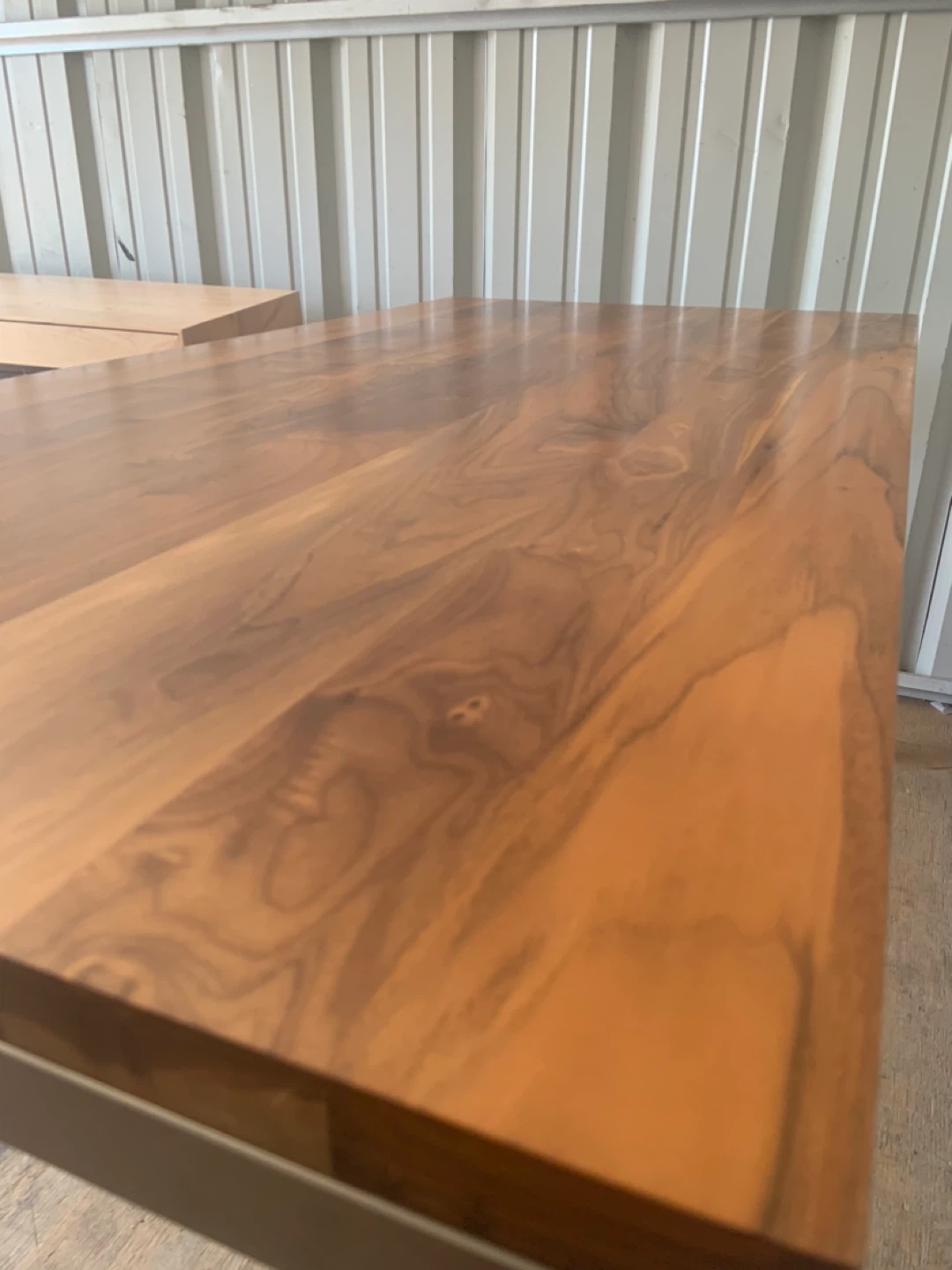 Modern Wood and Metal Dining Table - photo 4