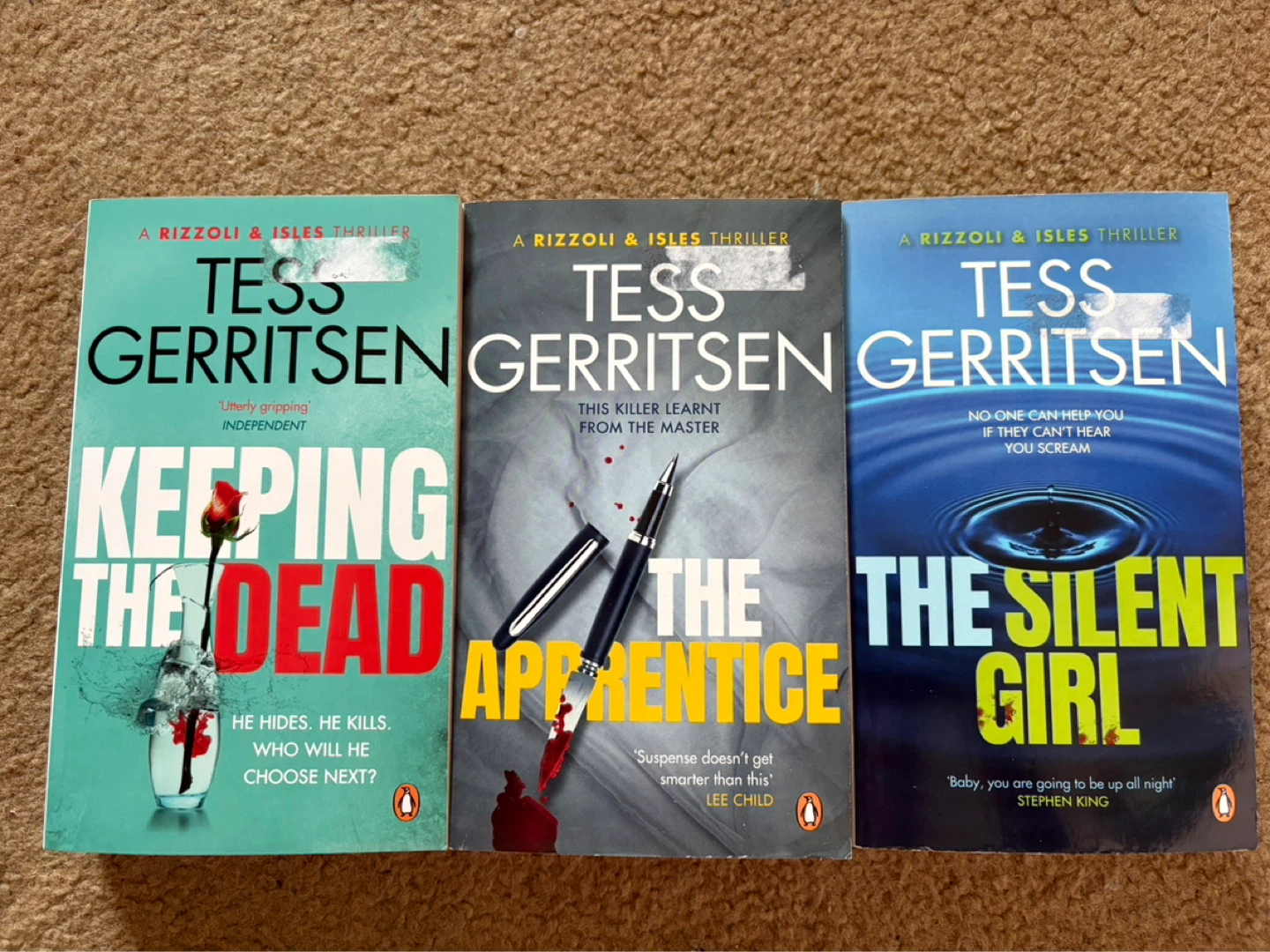 Tess Gerritsen Books $4 each or all for $10