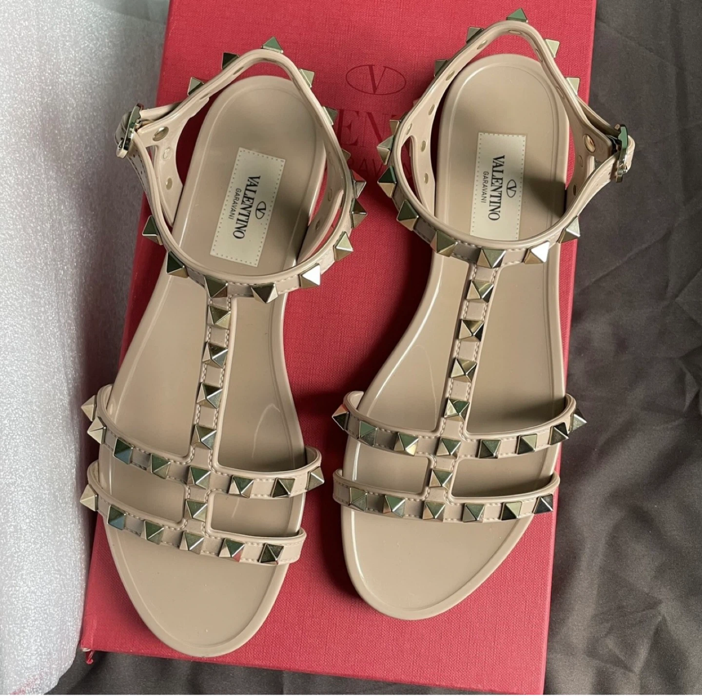 Valentino Garavani Rockstud Jelly Sandals
