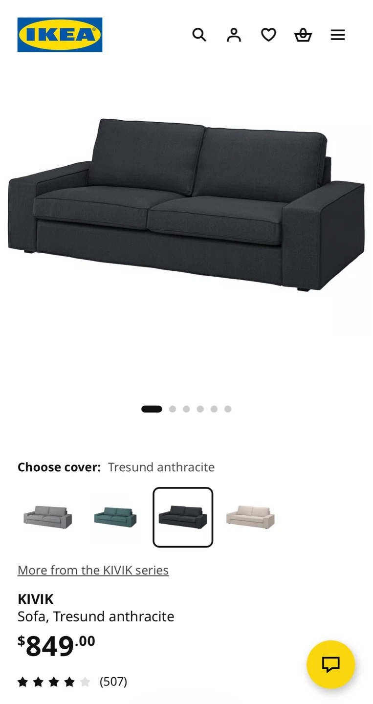 IKEA KIVIK Sofa - photo 3