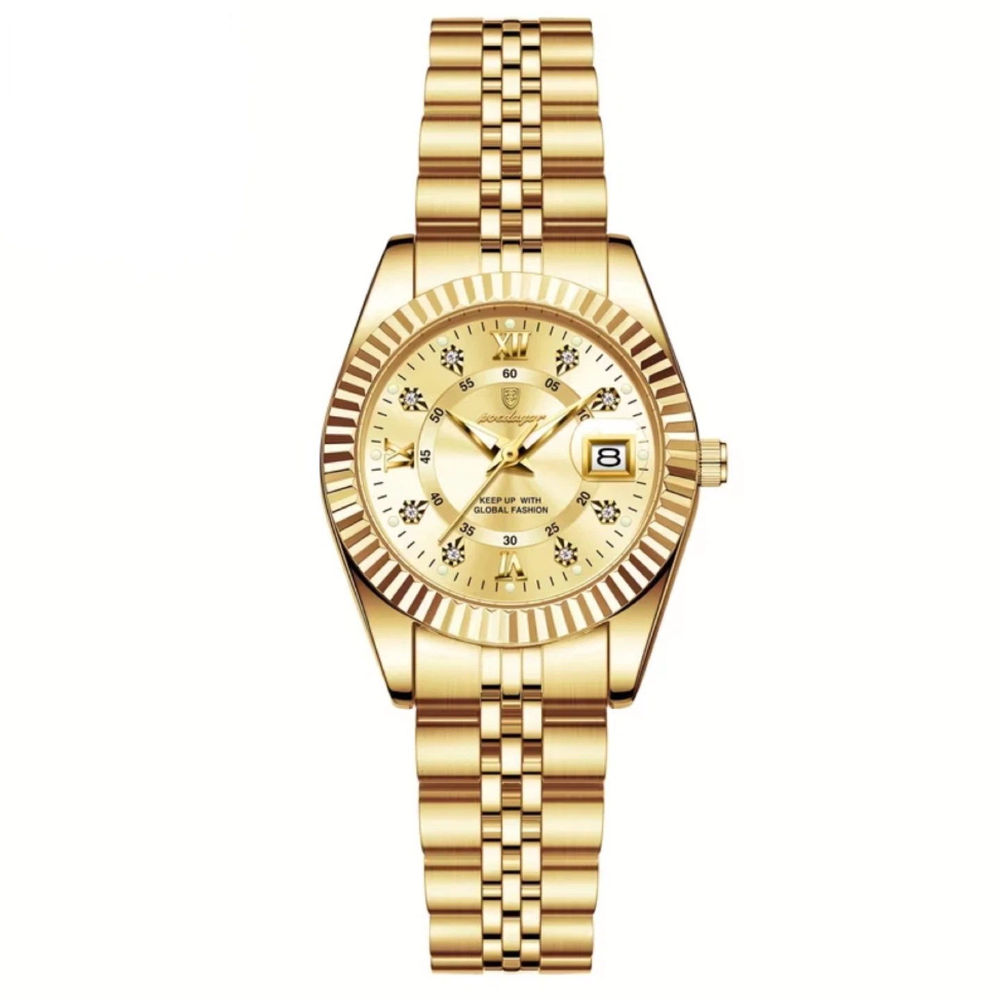 Women's Watch - Stainless Steel, Gold and Silver Tone