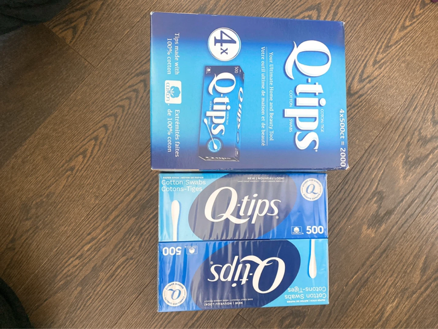 Q-tips Cotton Swabs - 3000 count (6x500ct boxes)
