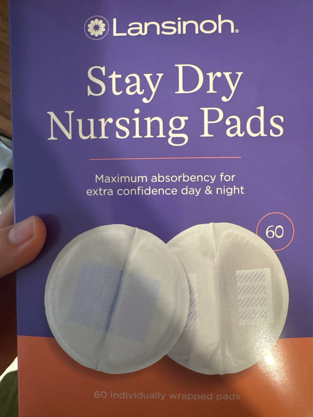 Lansinoh Stay Dry Nursing Pads - 60 Count