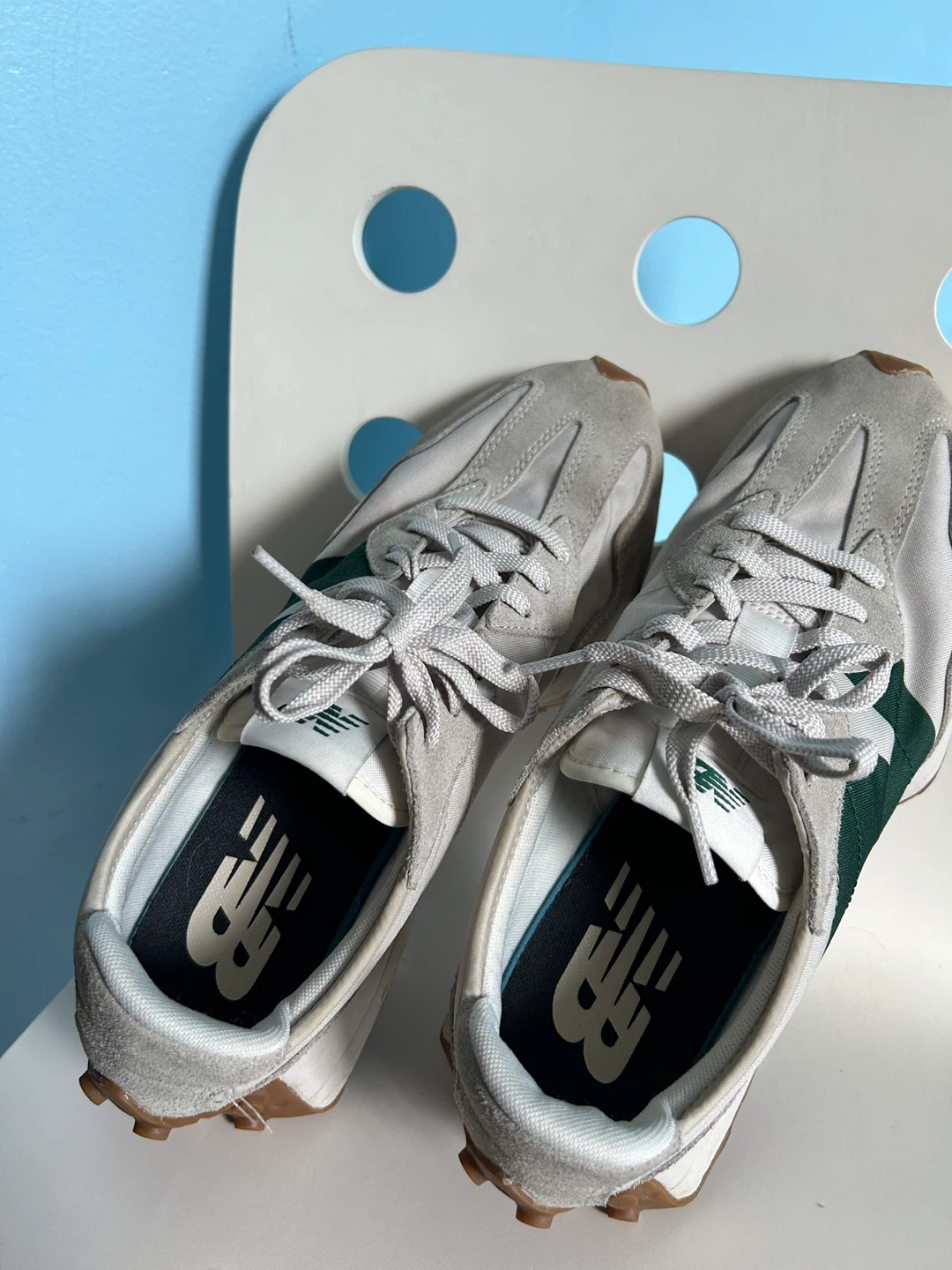 New Balance 327 Sneakers - Beige/Green - photo 2