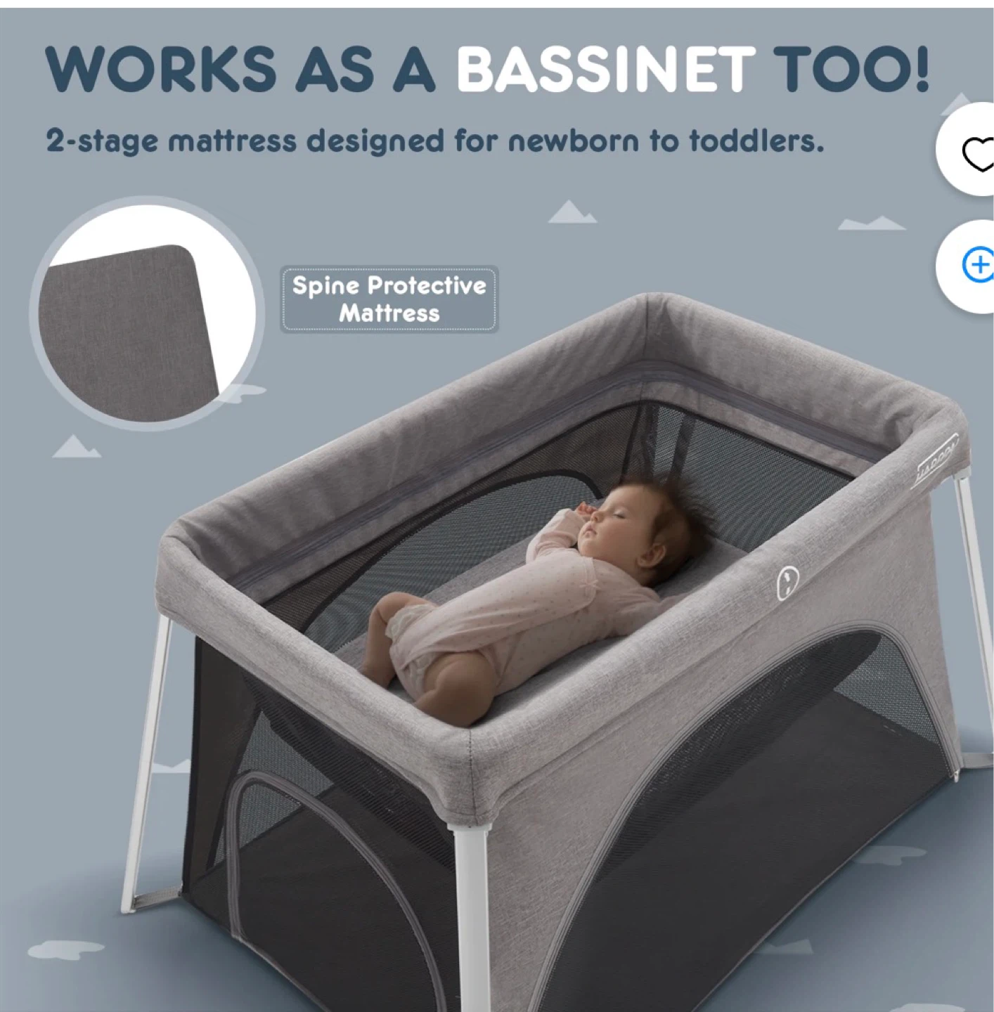 HARPPA Playpen/Bassinet with Mattress - photo 4