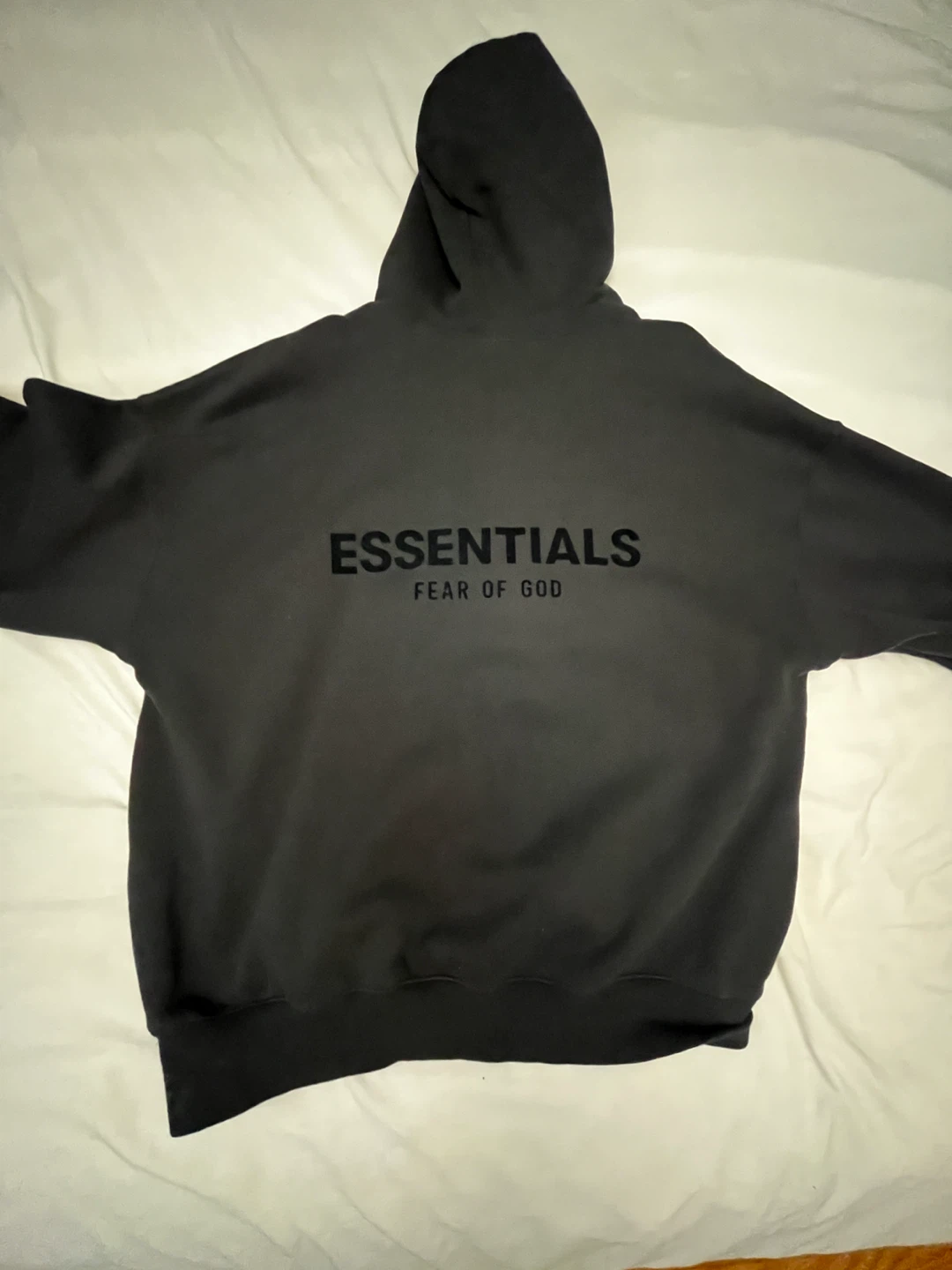 ESSENTIALS Fear of God Black Hoodie - photo 2