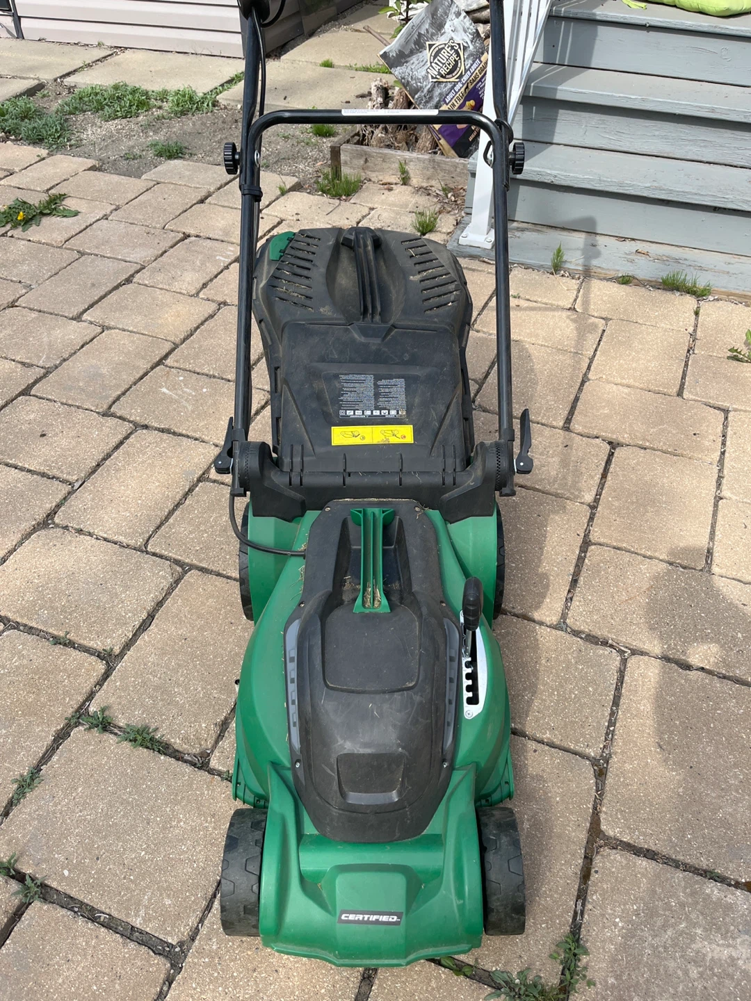 Certified Electric Lawn Mower - Green - photo 2