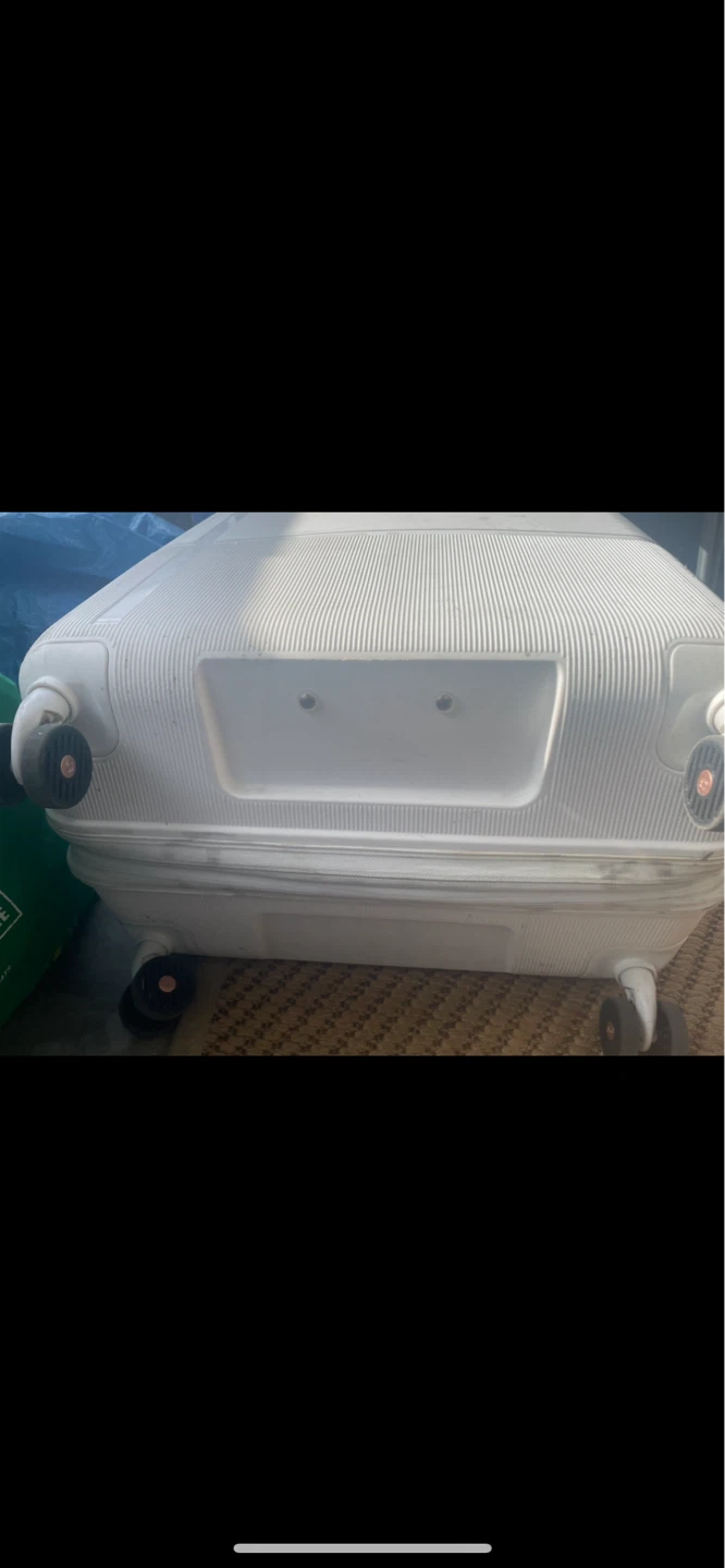 Large 30inch Check in Samsonite Luggage/ Suitcase  White - photo 4
