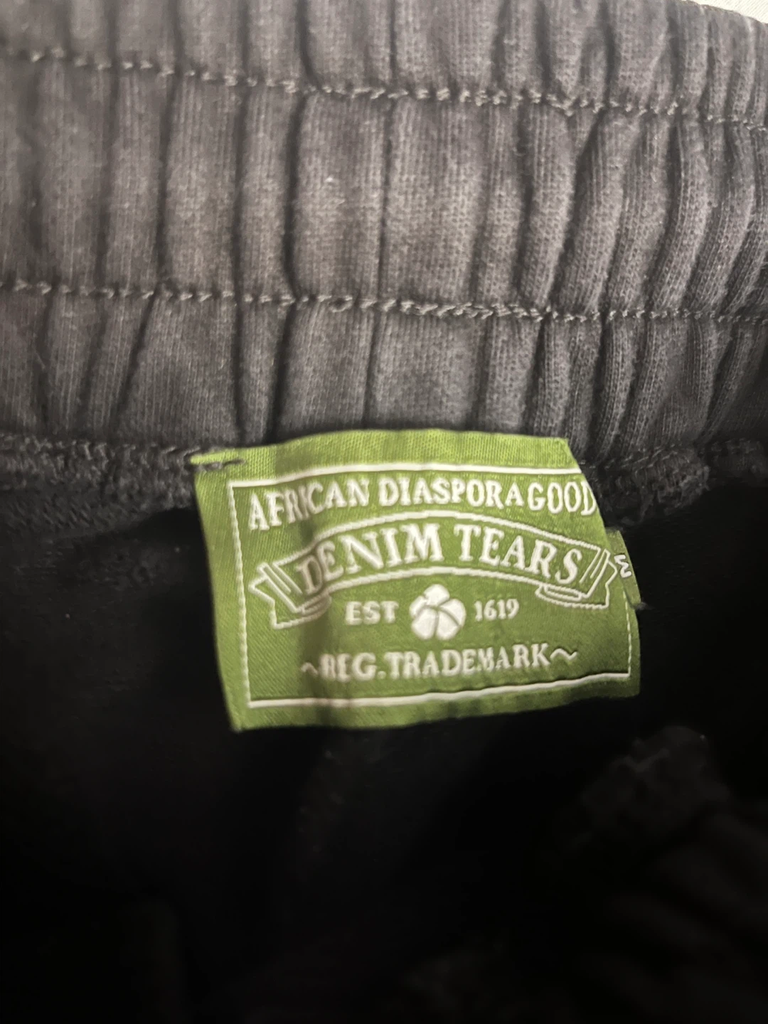 Authentic Denim Tears Black Hoodie and Sweatpants Set - photo 3