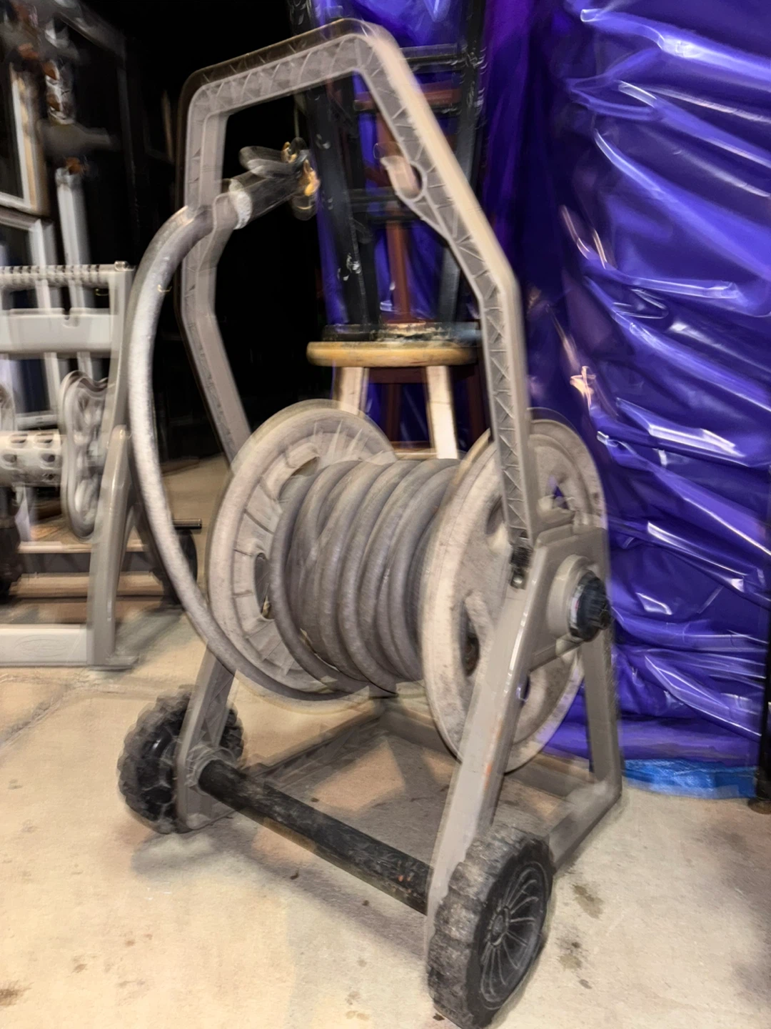 Hose Reel Cart with Sprayer