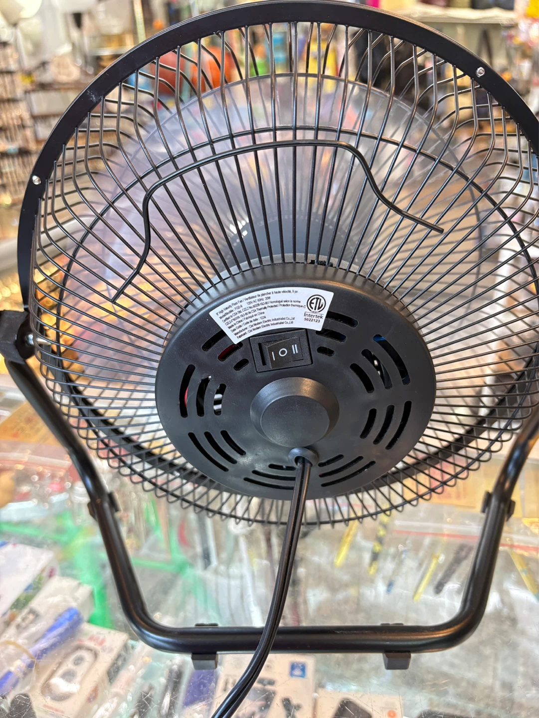 Black Metal Desk Fan - photo 4