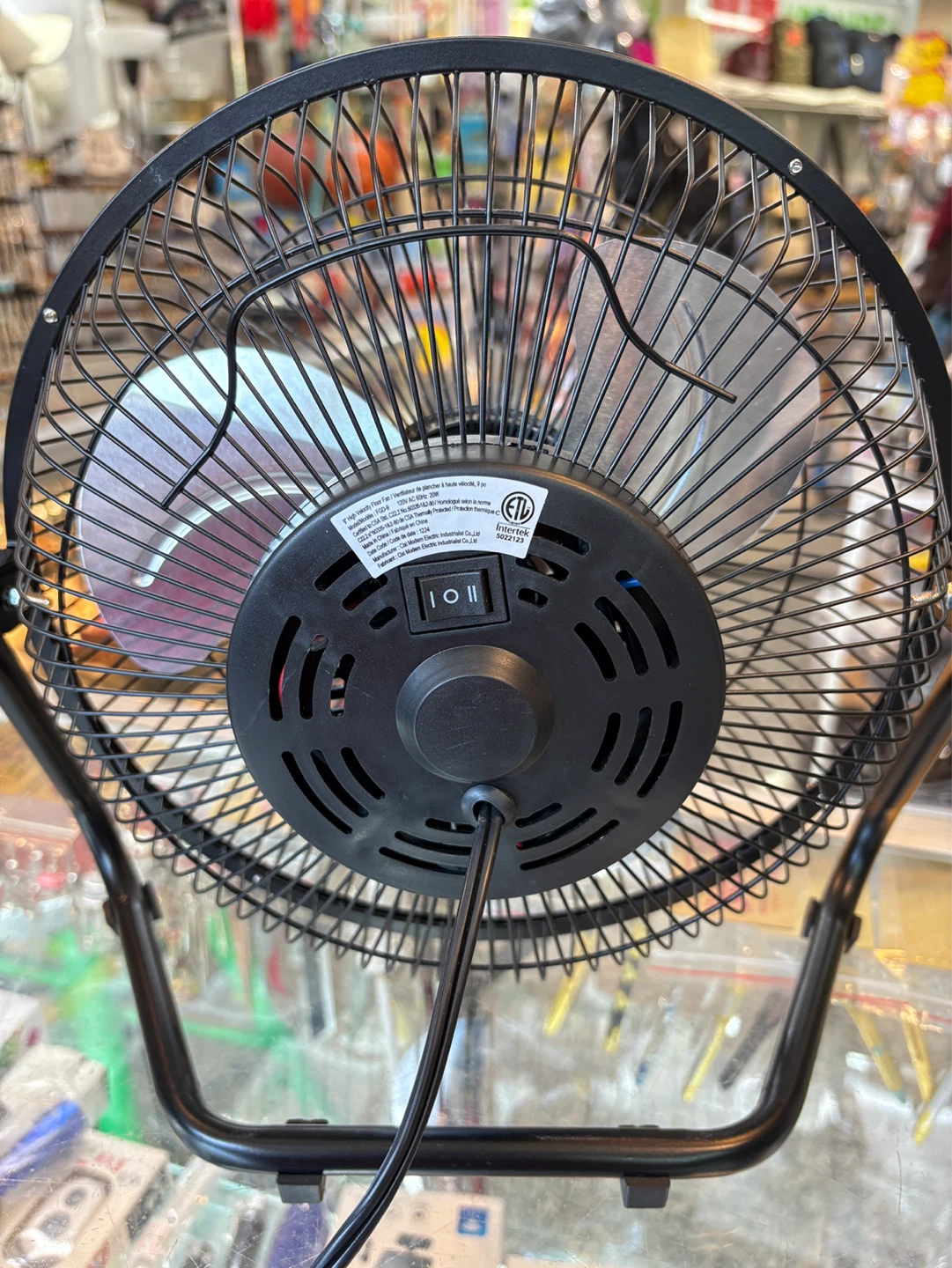 Black Metal Desk Fan - photo 2