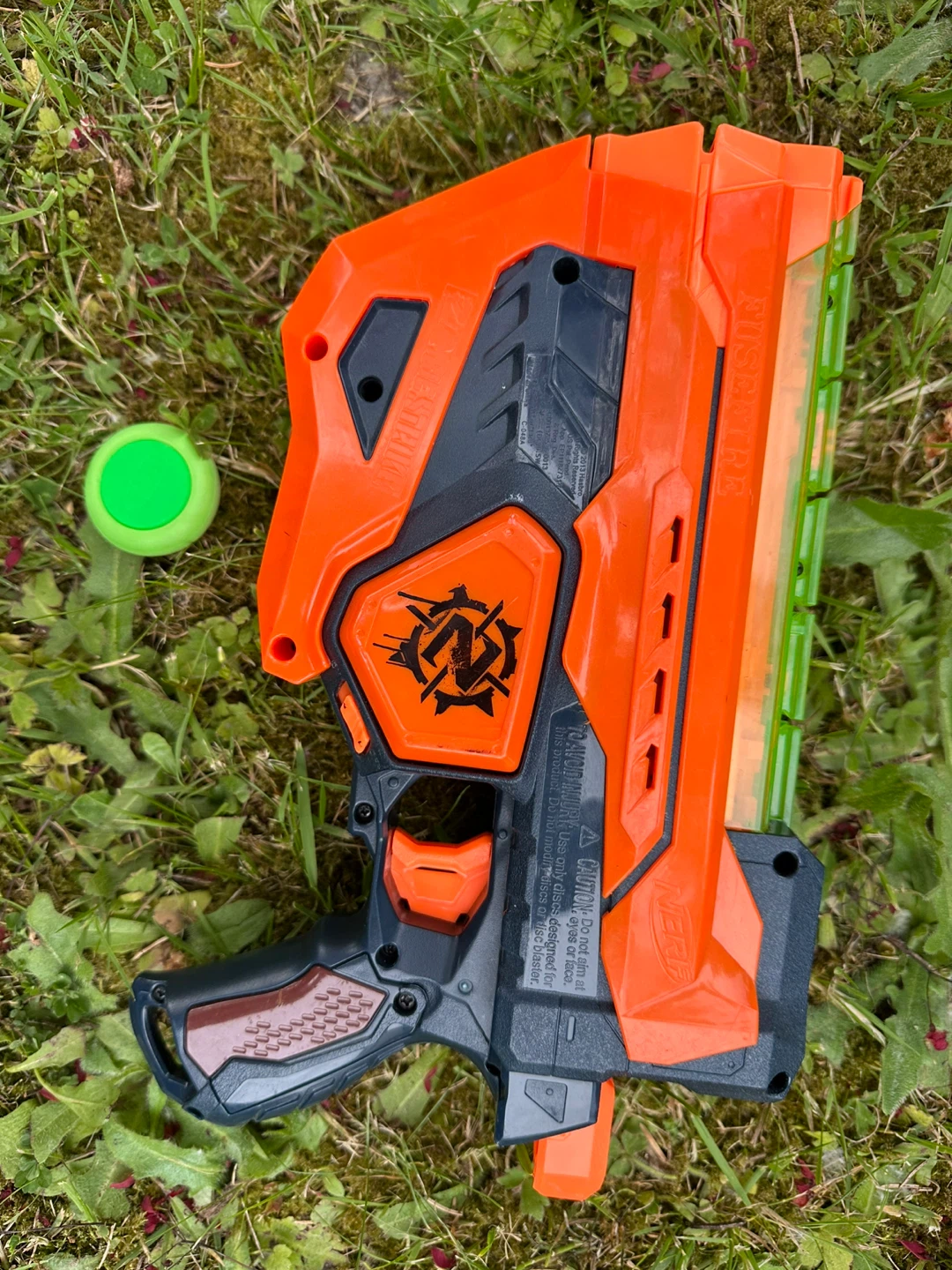 Nerf Fusefire Toy Blaster with Nerf disk