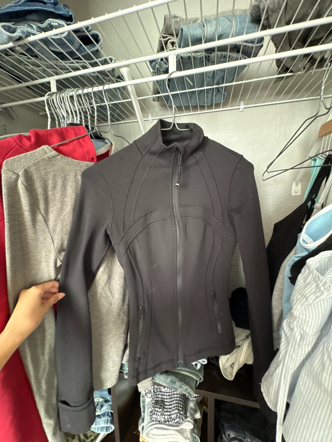 Lululemon Black Jacket Size 0