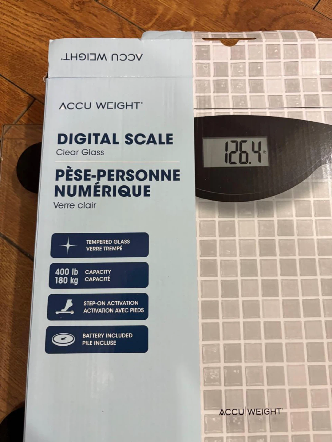 Accu Weight Digital Scale - Clear Glass - photo 4
