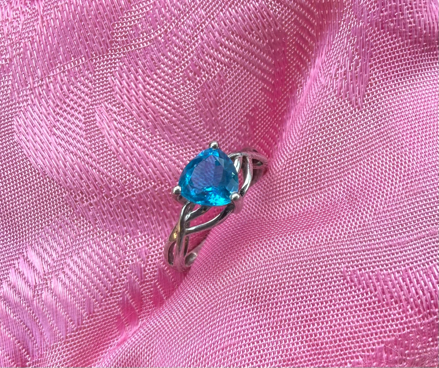 Blue Gemstone Ring - photo 2