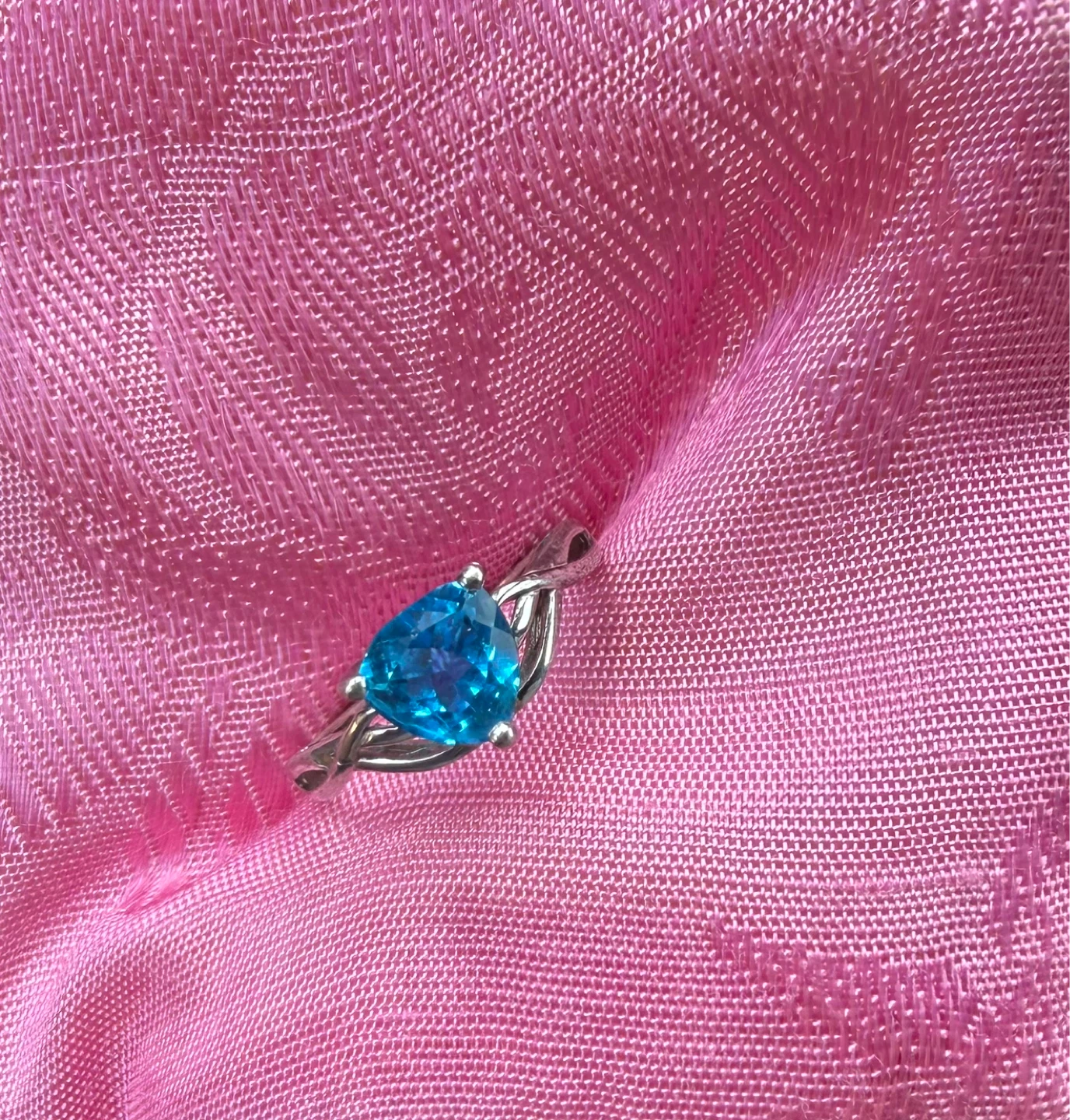 Blue Gemstone Ring - photo 4
