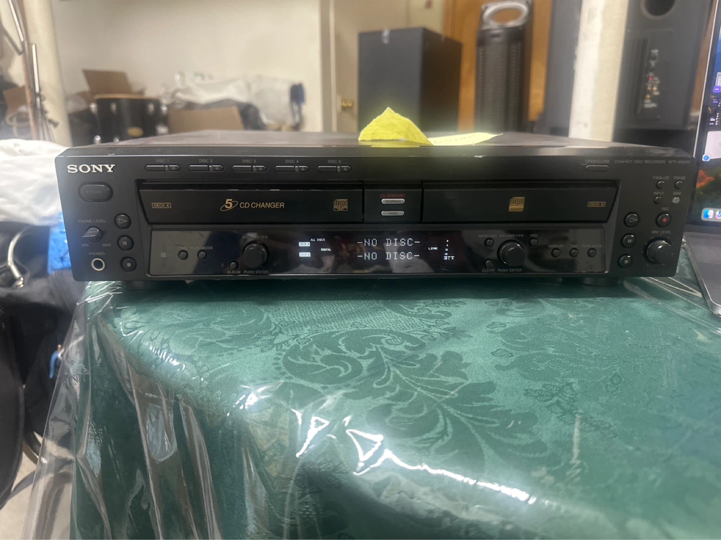 Sony RCD-W500C Compact Disc Recorder