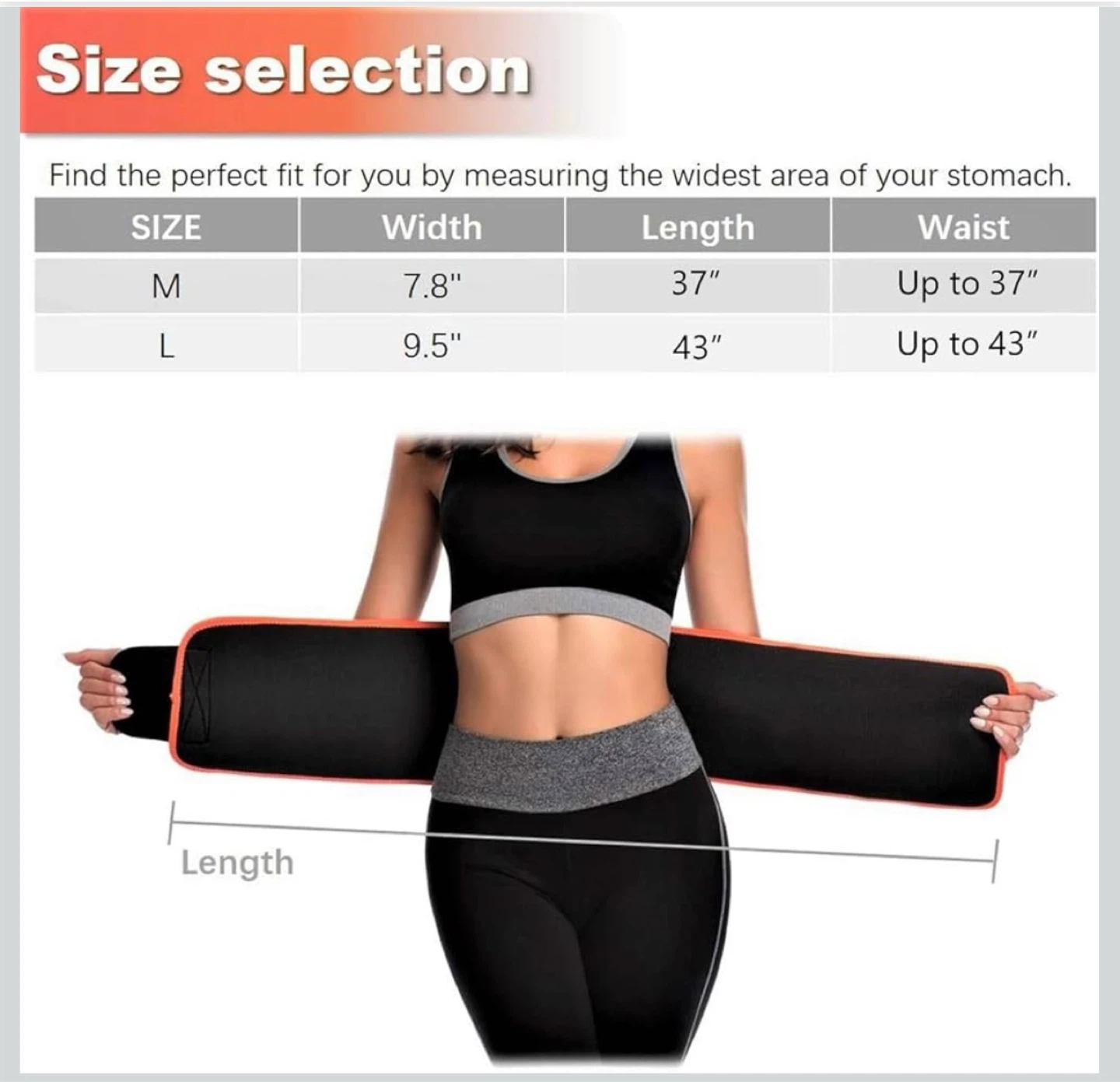 Abahub Waist Trimmer Ab Belt  for Men & Women - Large - photo 5