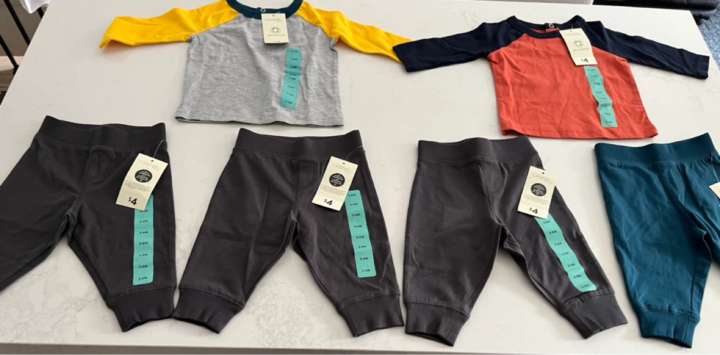 NWT George Baby Boys Clothing Set - 3-6 Months