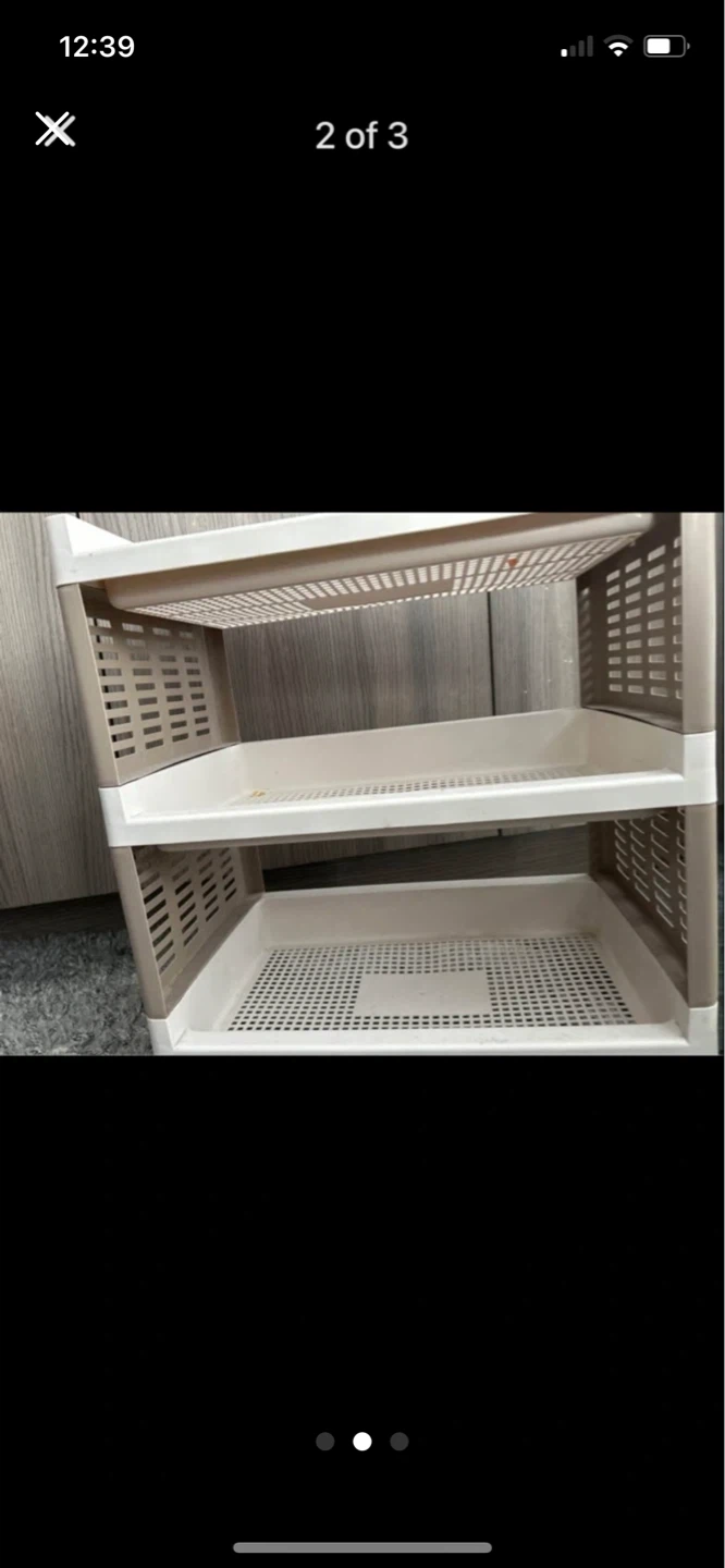 3-Tier Rolling Storage Cart - photo 2