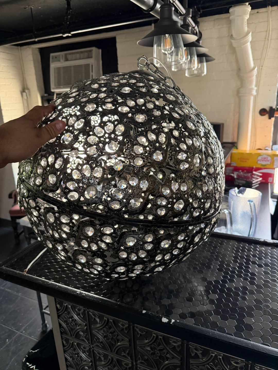 Decorative Orb Light Fixture