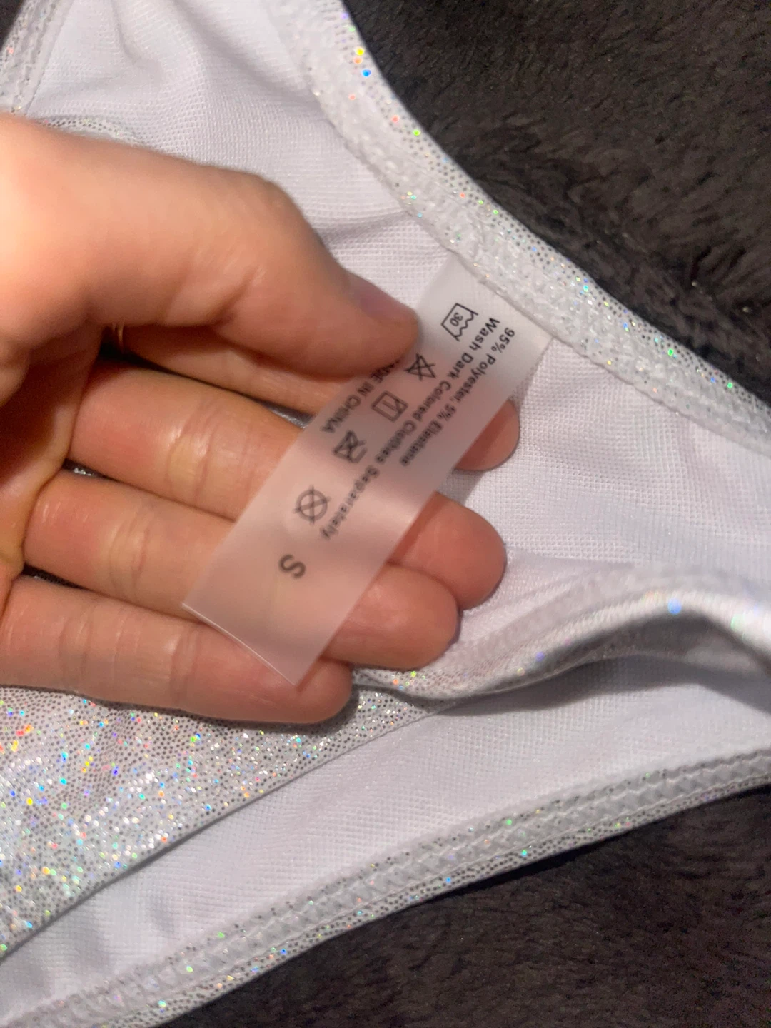 Shimmer Silver Bikini (very sexy) - photo 2