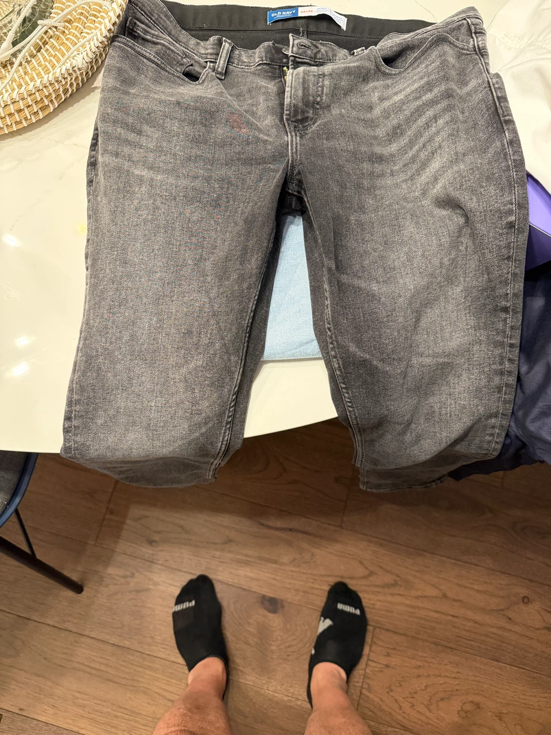 Old Navy Grey Skinny Jeans - 38x32