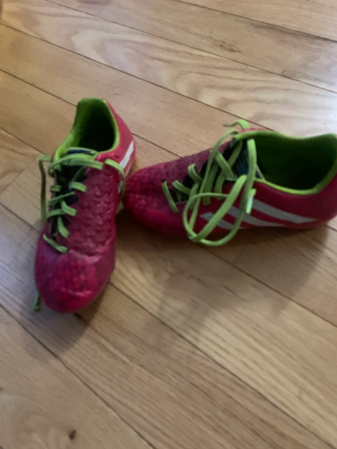 Adidas Pink Soccer Cleats- kids size 2