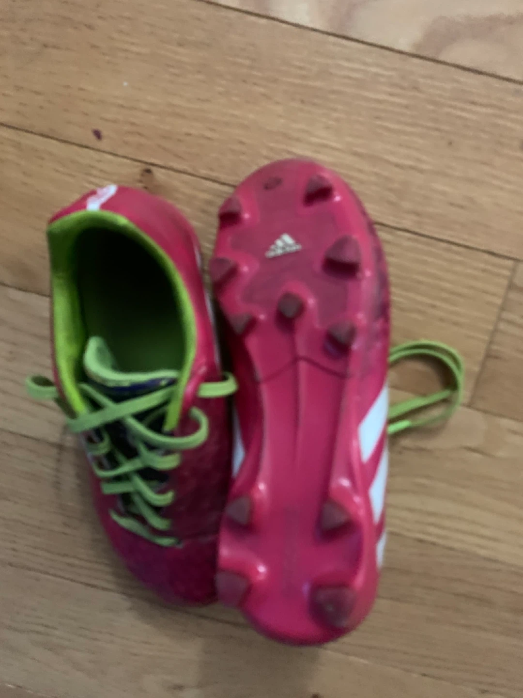 Adidas Pink Soccer Cleats- kids size 2 - photo 2