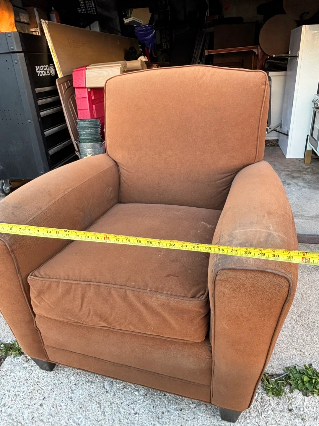 Brown Ethan Allen Armchair