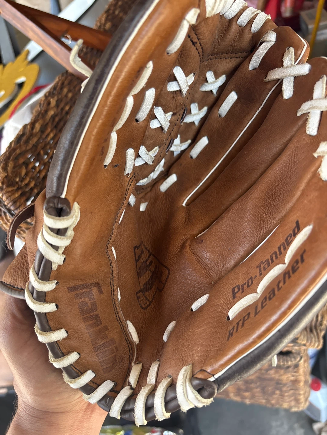 Franklin Pro-Tanned RTP Leather Baseball Glove - photo 3