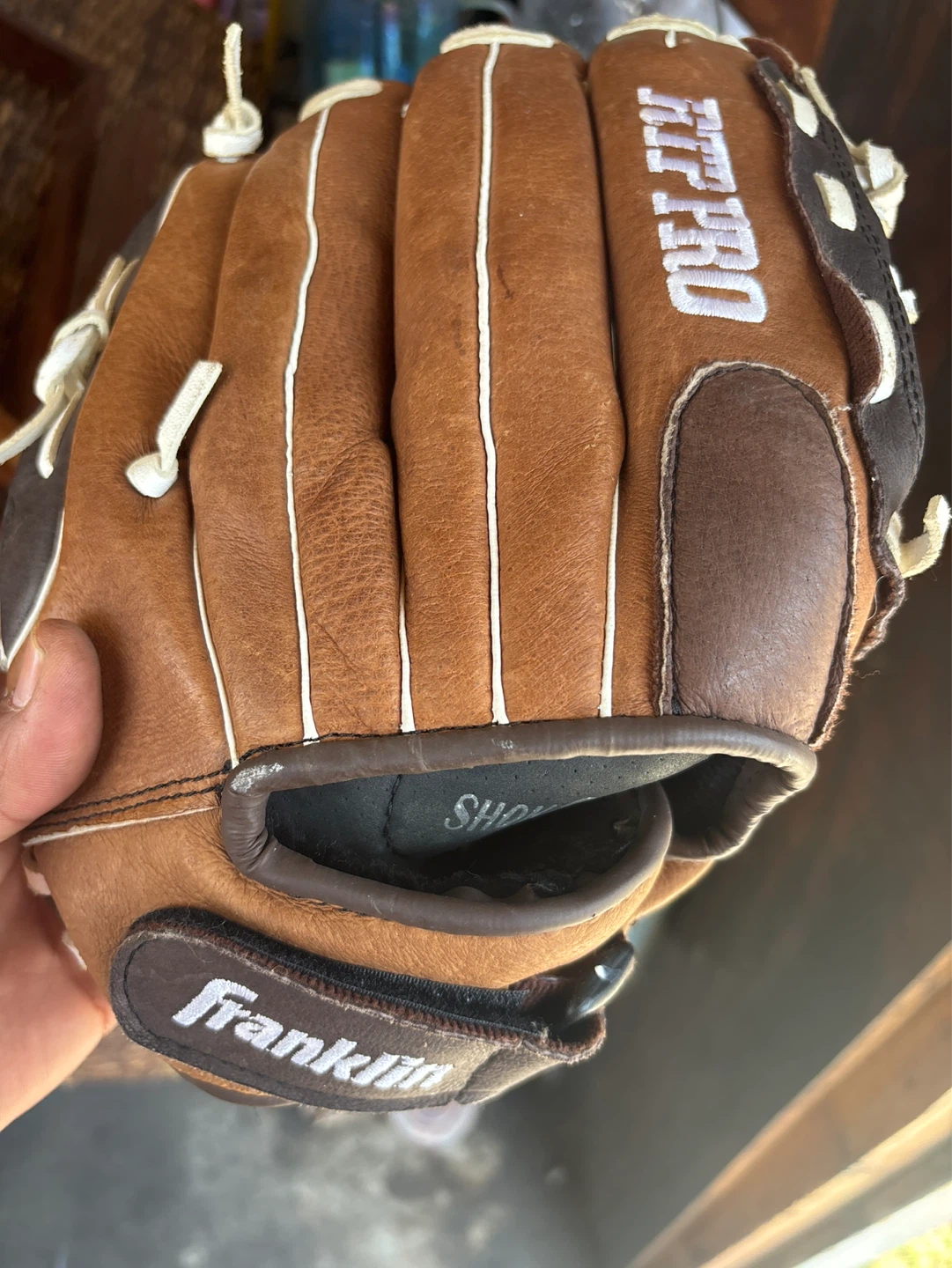 Franklin Pro-Tanned RTP Leather Baseball Glove