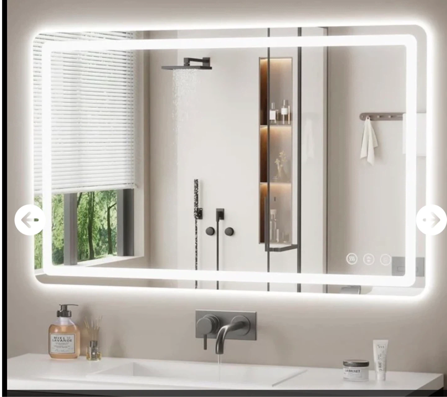 Illuminated Bathroom Mirror - photo 3