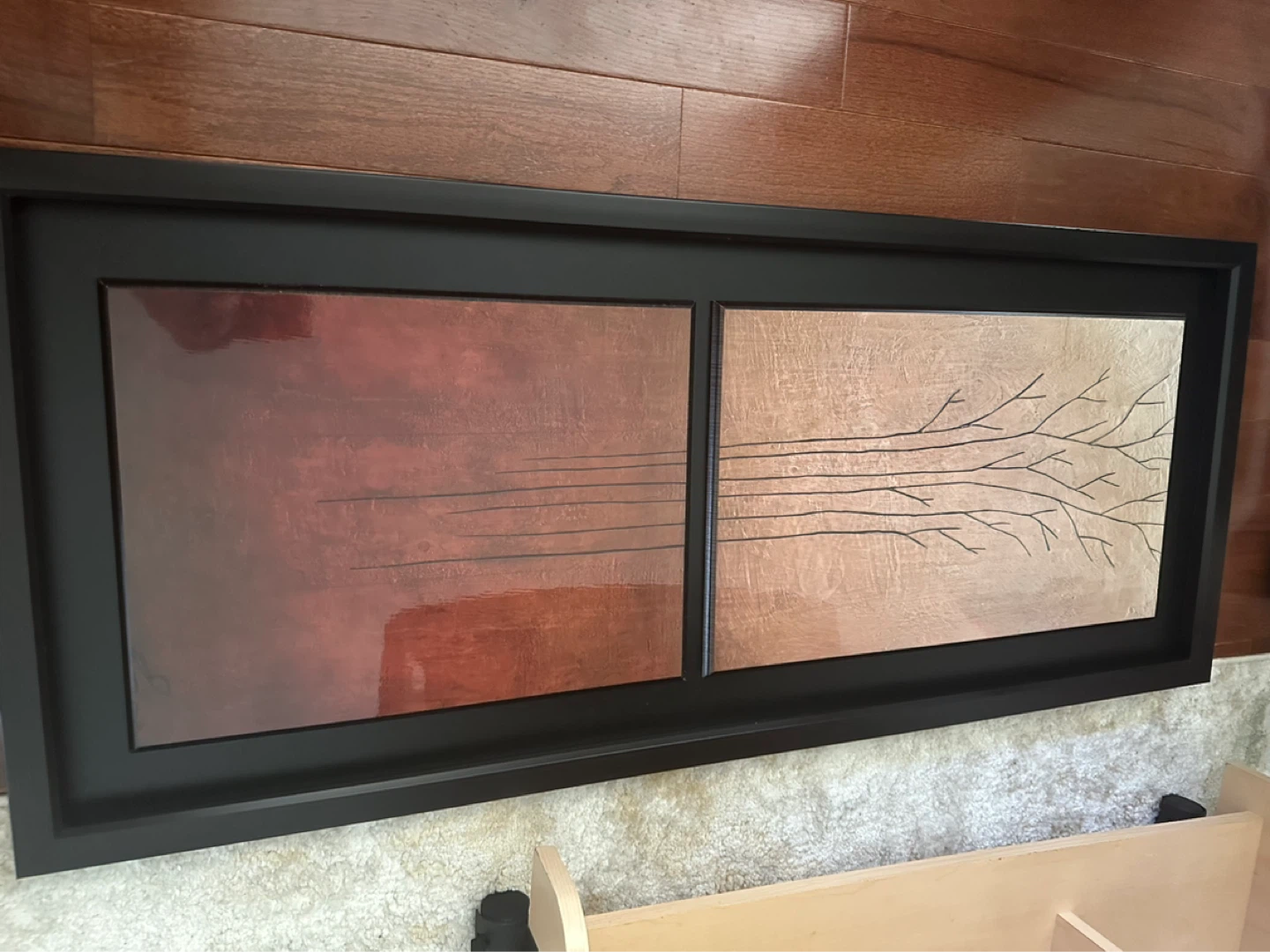 Framed Wall Art Set - Tree Branch Design - photo 4
