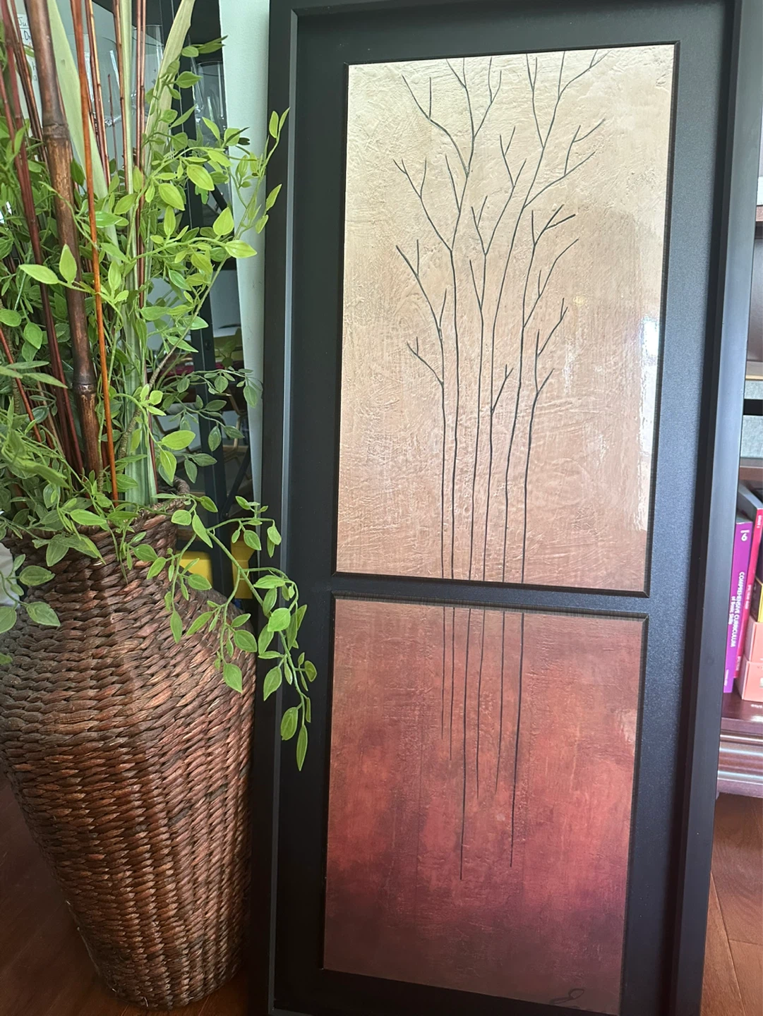 Framed Wall Art Set - Tree Branch Design