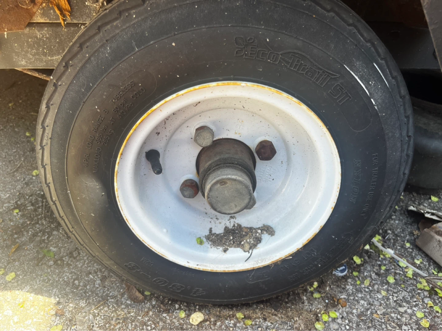 Wooden Utility Trailer with Sides