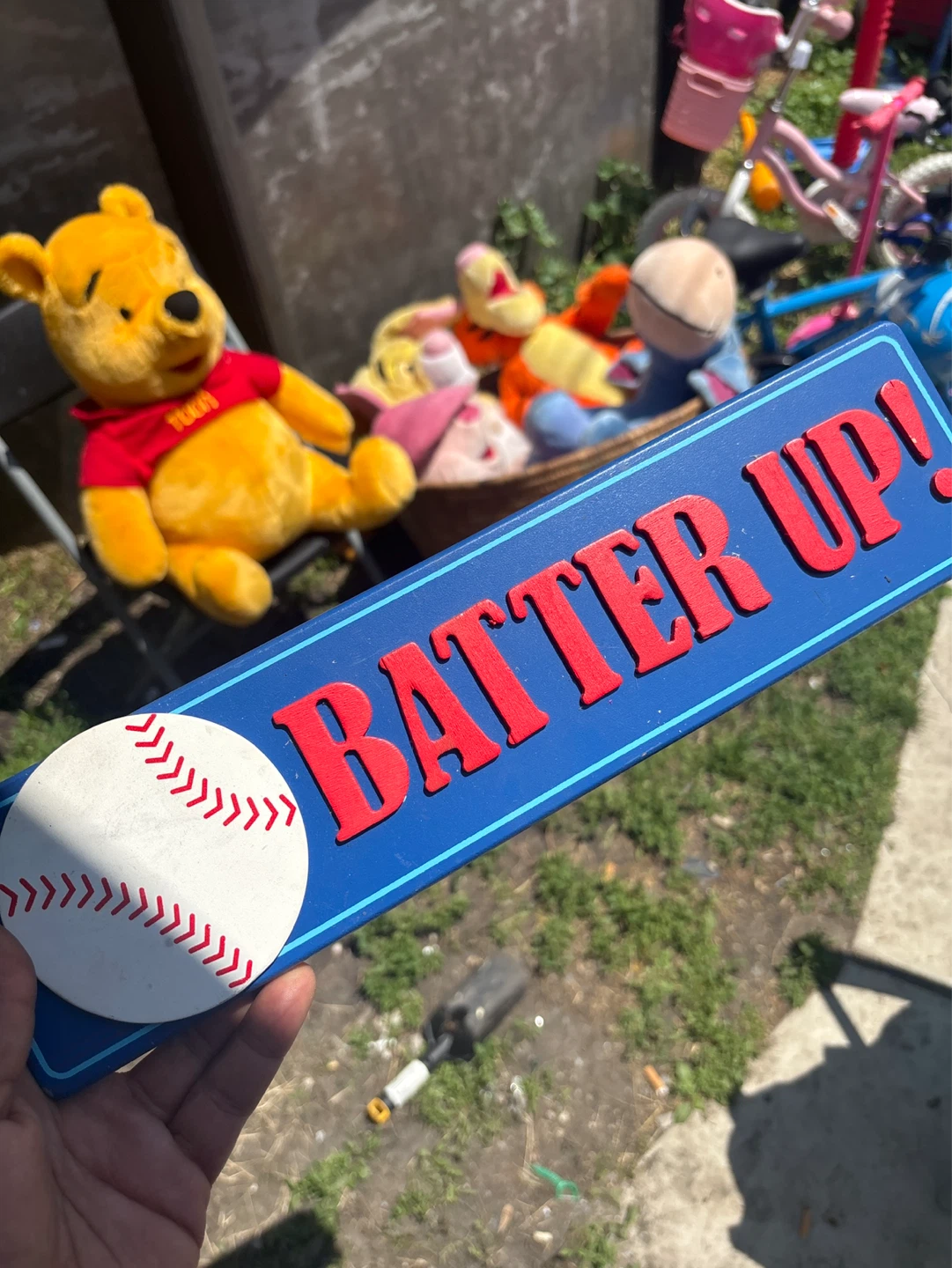 Batter Up! Baseball Sign
