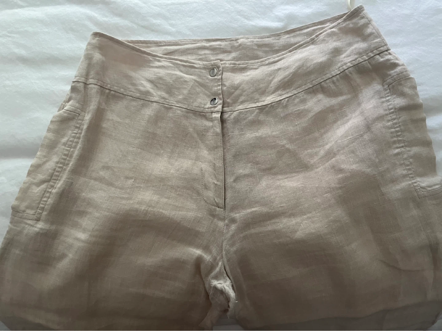 Tanya Lam 100% Linen Wide Leg Pants - photo 3