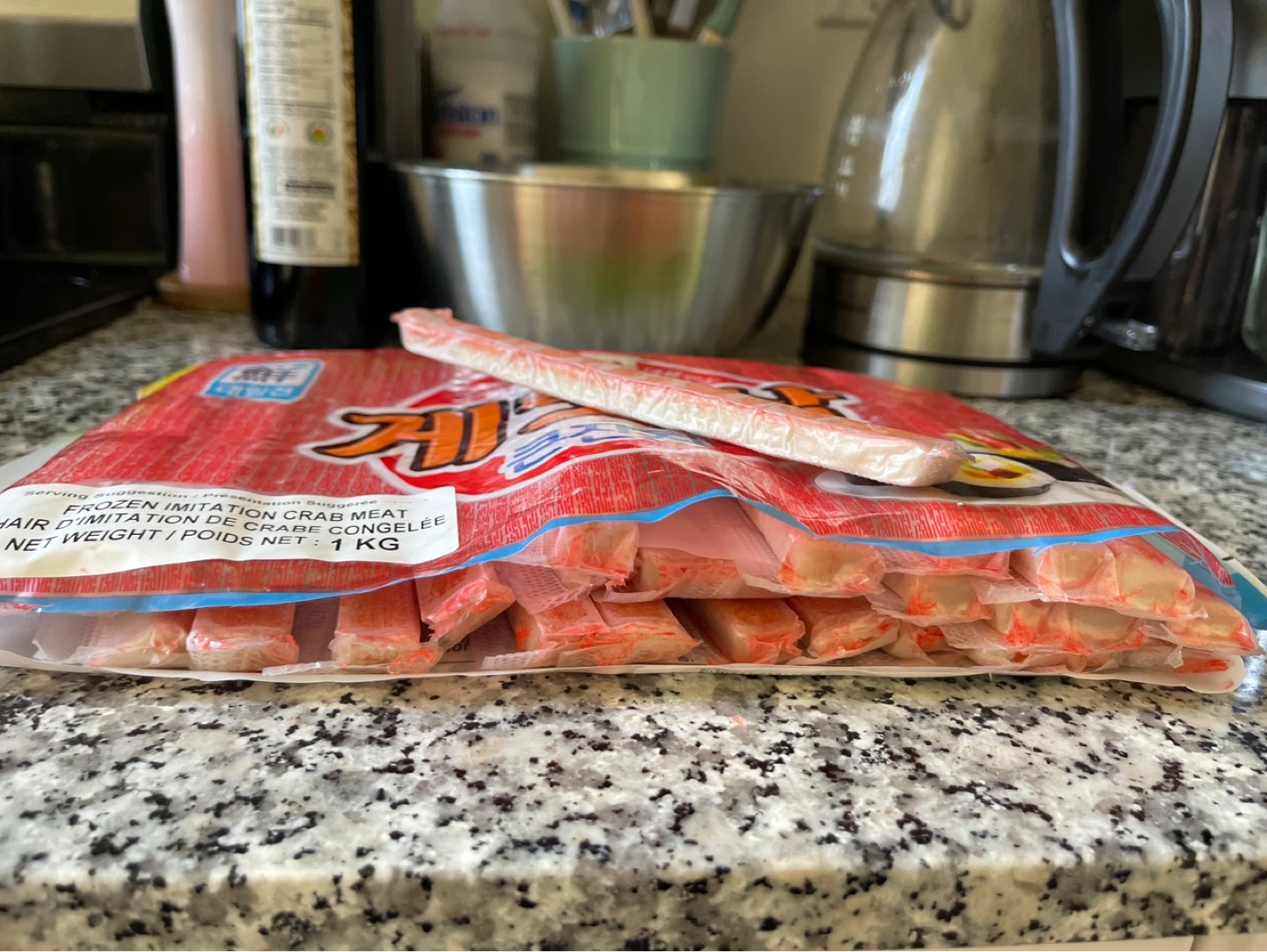 Opened Frozen Imitation Crab Meat Sticks - 1 KG - photo 3