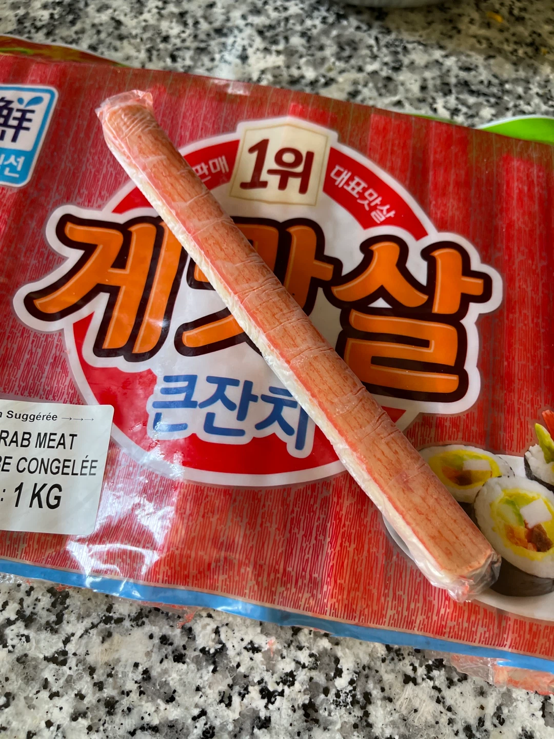 Opened Frozen Imitation Crab Meat Sticks - 1 KG - photo 2
